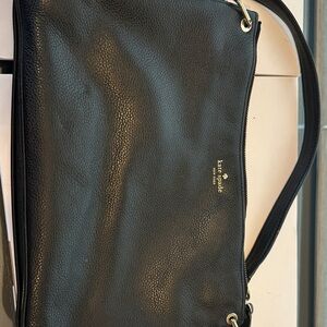 Kate Spade Black Pebbled Leather Tote